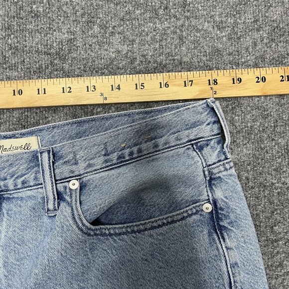 Madewell Women's Superwide-Leg Jeans Size 32 Light Wash Denim Baggy - Picture 6 of 10